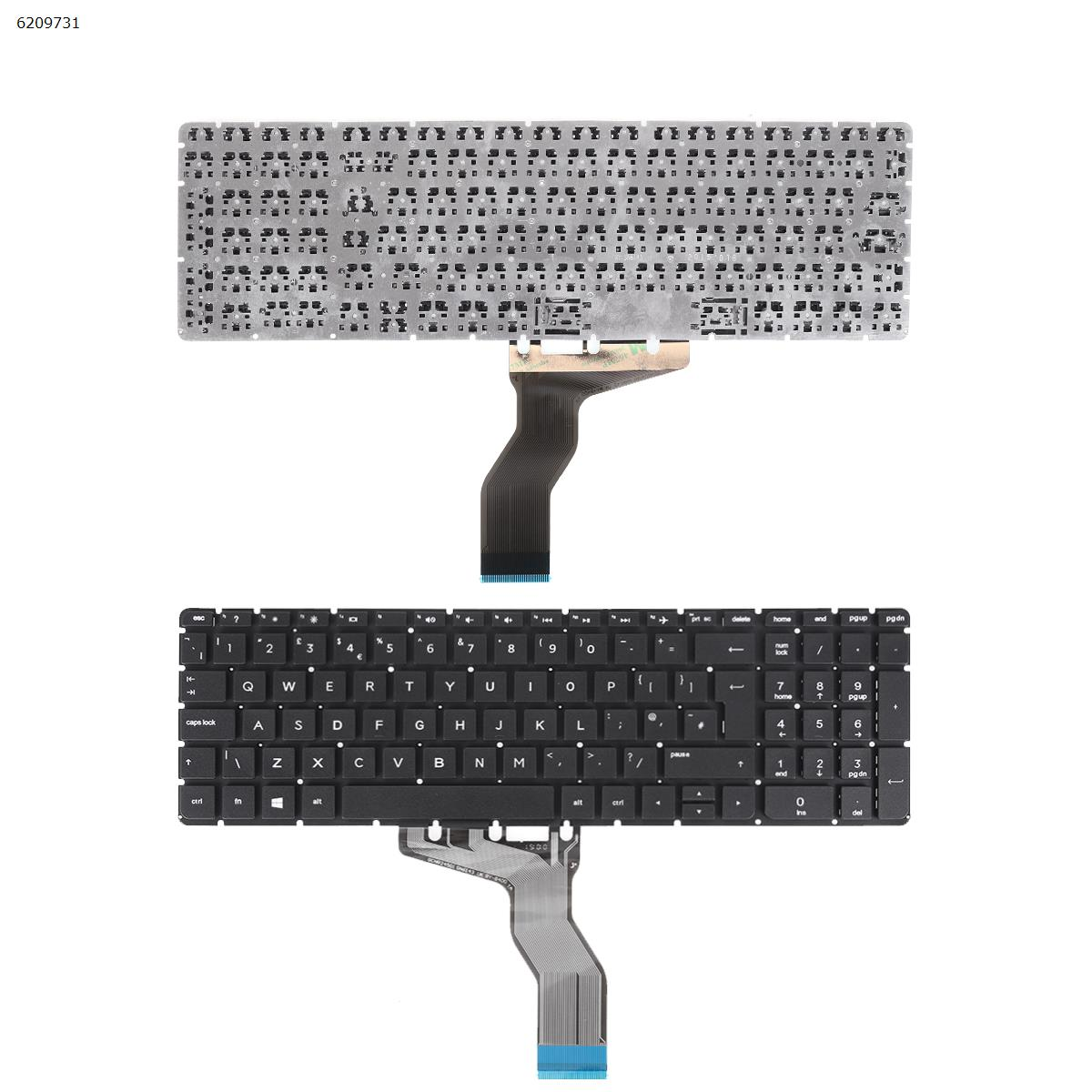 Picture of New Replacement Laptop Keyboard For HP Pavilion 15-AB BLACK (Without FRAME,Without Foil,Big Enter,Win8) Uk Layout